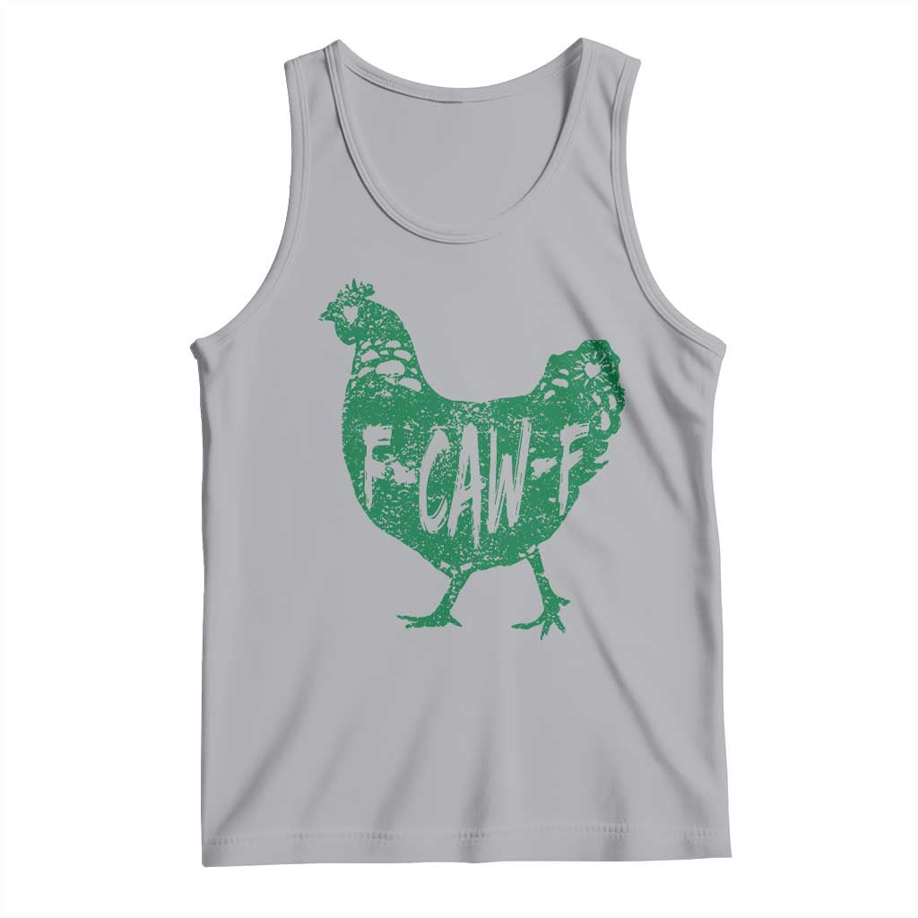 F Caw F Lucky Chicken Tank Top Funny St Patricks Day