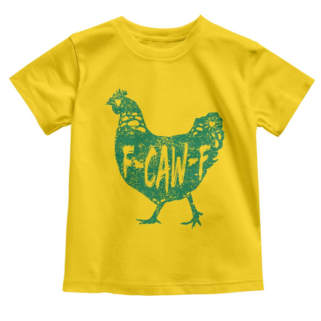 F Caw F Lucky Chicken Toddler T Shirt Funny St Patricks Day