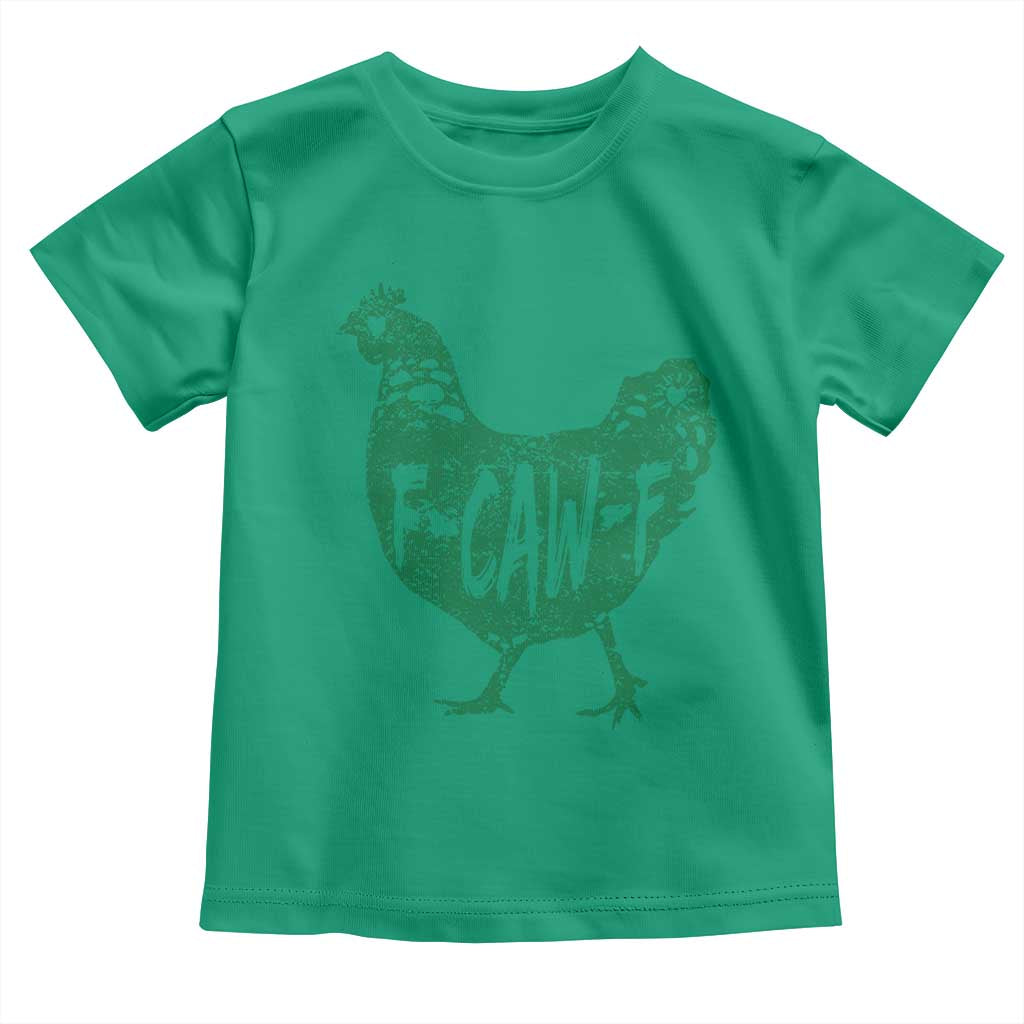 F Caw F Lucky Chicken Toddler T Shirt Funny St Patricks Day