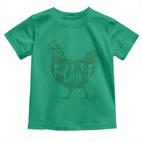 F Caw F Lucky Chicken Toddler T Shirt Funny St Patricks Day