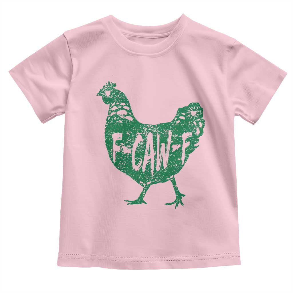 F Caw F Lucky Chicken Toddler T Shirt Funny St Patricks Day