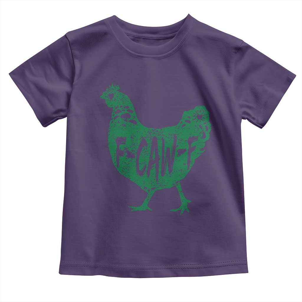 F Caw F Lucky Chicken Toddler T Shirt Funny St Patricks Day
