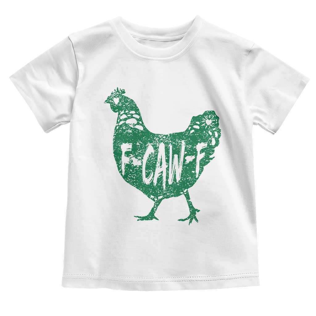 F Caw F Lucky Chicken Toddler T Shirt Funny St Patricks Day