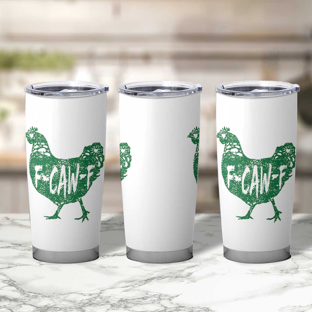 F Caw F Lucky Chicken Tumbler Cup Funny St Patricks Day