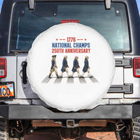 1776 National Champs Spare Tire Cover Funny Founding Father Roading Parody 4th of July