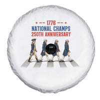 1776 National Champs Spare Tire Cover Funny Founding Father Roading Parody 4th of July