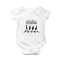 1776 National Champs Baby Onesie Funny Founding Father Roading Parody 4th of July