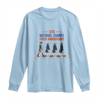 1776 National Champs Long Sleeve Shirt Funny Founding Father Roading Parody 4th of July