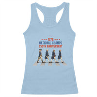 1776 National Champs Racerback Tank Top Funny Founding Father Roading Parody 4th of July