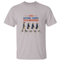 1776 National Champs T Shirt Funny Founding Father Roading Parody 4th of July