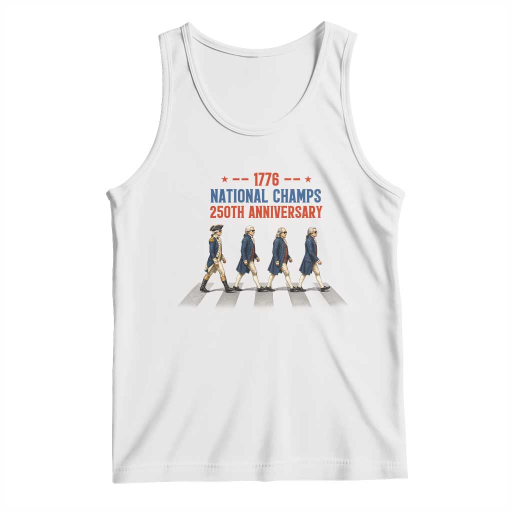 1776 National Champs Tank Top Funny Founding Father Roading Parody 4th of July