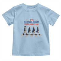 1776 National Champs Toddler T Shirt Funny Founding Father Roading Parody 4th of July