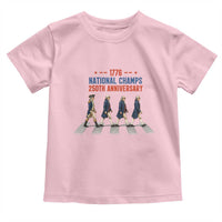 1776 National Champs Toddler T Shirt Funny Founding Father Roading Parody 4th of July