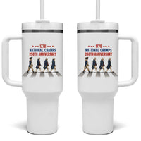 1776 National Champs Tumbler With Handle Funny Founding Father Roading Parody 4th of July