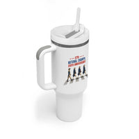 1776 National Champs Tumbler With Handle Funny Founding Father Roading Parody 4th of July