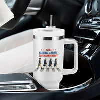 1776 National Champs Tumbler With Handle Funny Founding Father Roading Parody 4th of July