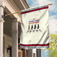 1776 National Champs Patriotic Garden Flag Funny Founding Father Roading Parody 4th of July
