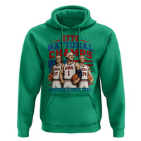 1776 National Champs Hoodie Patriotic Founding Fathers Basketball Undefeated America