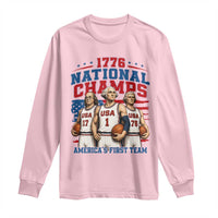 1776 National Champs Long Sleeve Shirt Patriotic Founding Fathers Basketball Undefeated America