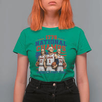 1776 National Champs T Shirt For Women Patriotic Founding Fathers Basketball Undefeated America