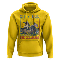 Get In Loser We're Crossing The Delaware Meme Hoodie Patriotic American History Independence Day