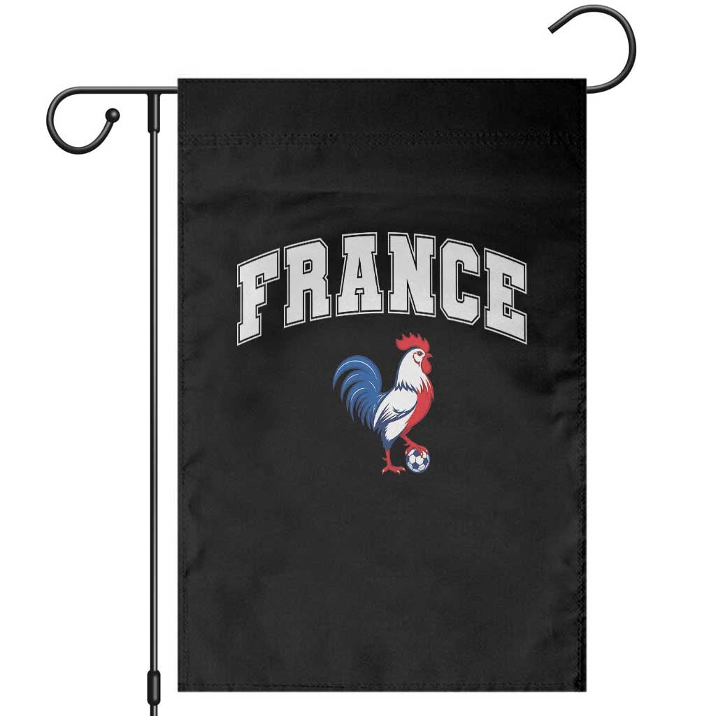 France Flag Gallic Rooster French National Pride Garden Flag