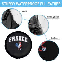 France Flag Gallic Rooster French National Pride Spare Tire Cover
