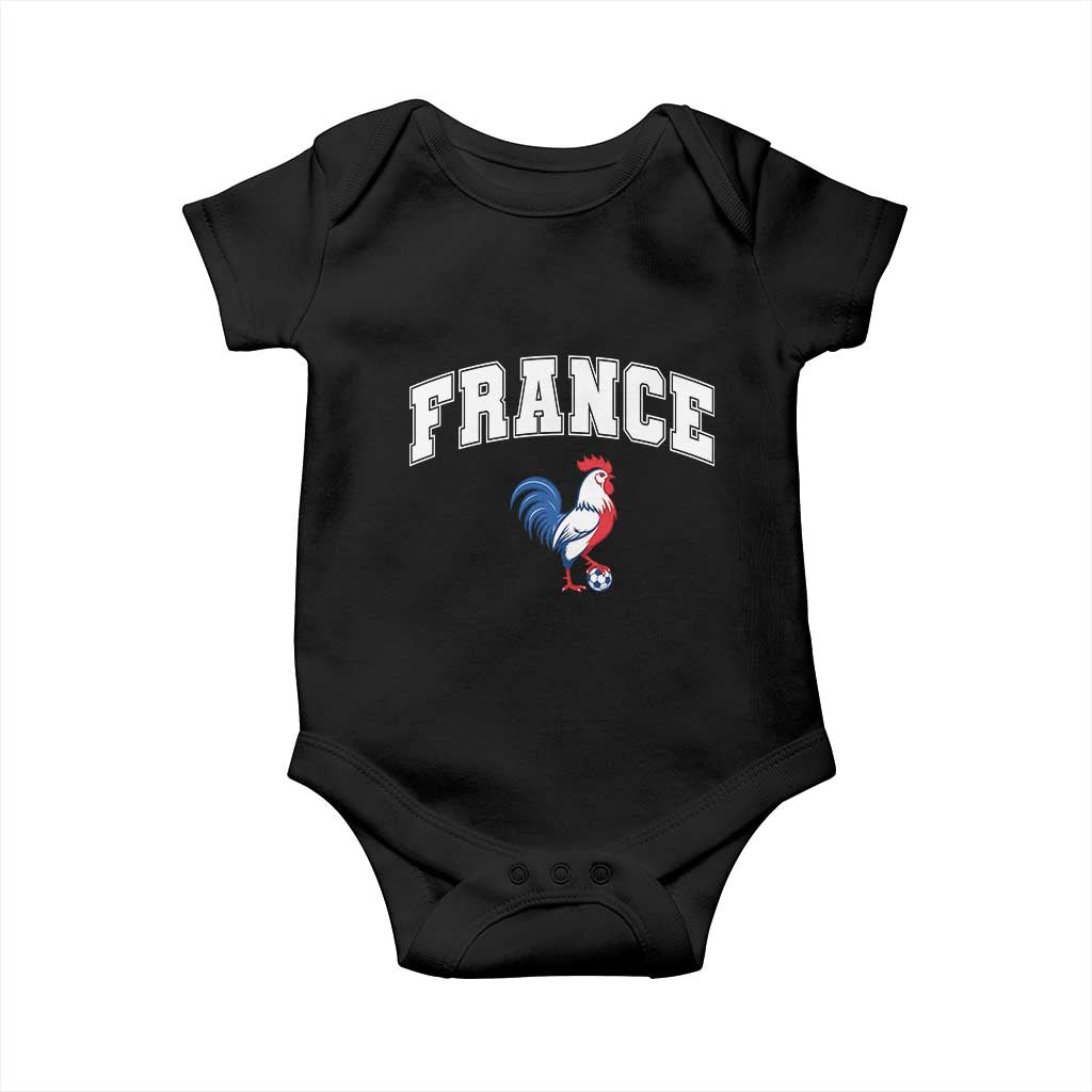 France Flag Gallic Rooster French National Pride Baby Onesie