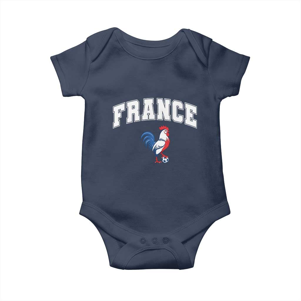 France Flag Gallic Rooster French National Pride Baby Onesie