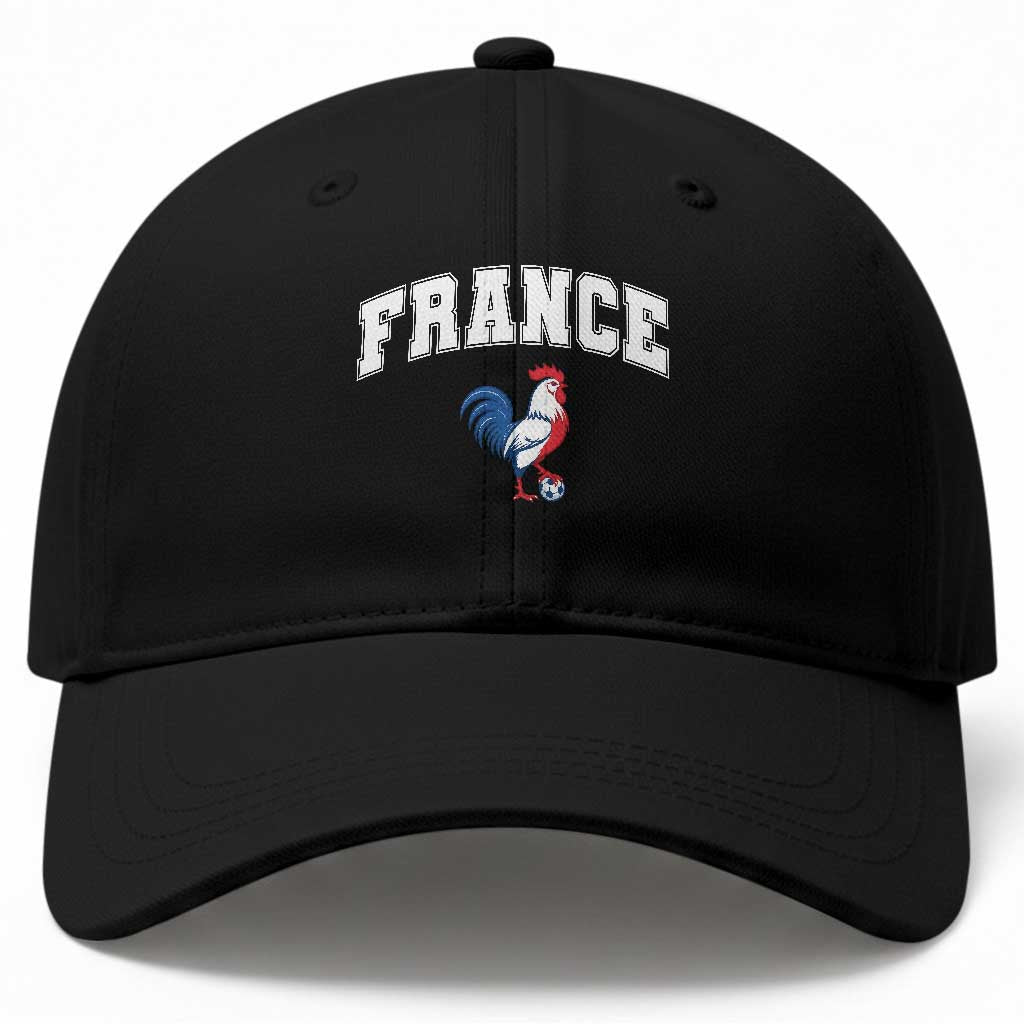 France Flag Gallic Rooster French National Pride Baseball Cap