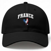 France Flag Gallic Rooster French National Pride Baseball Cap