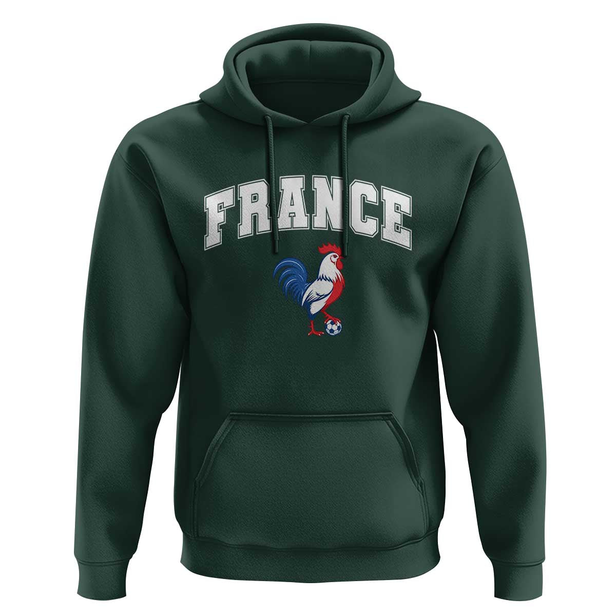 France Flag Gallic Rooster French National Pride Hoodie