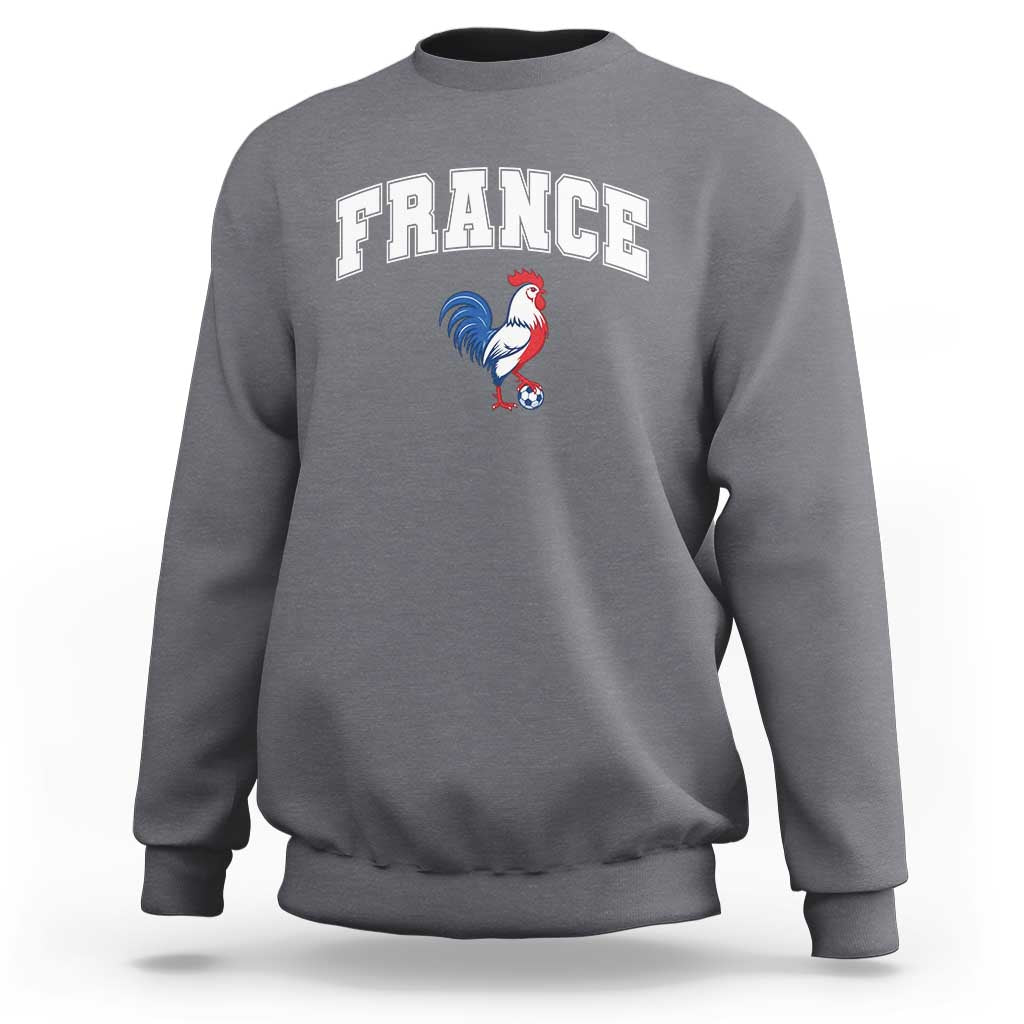 France Flag Gallic Rooster French National Pride Sweatshirt