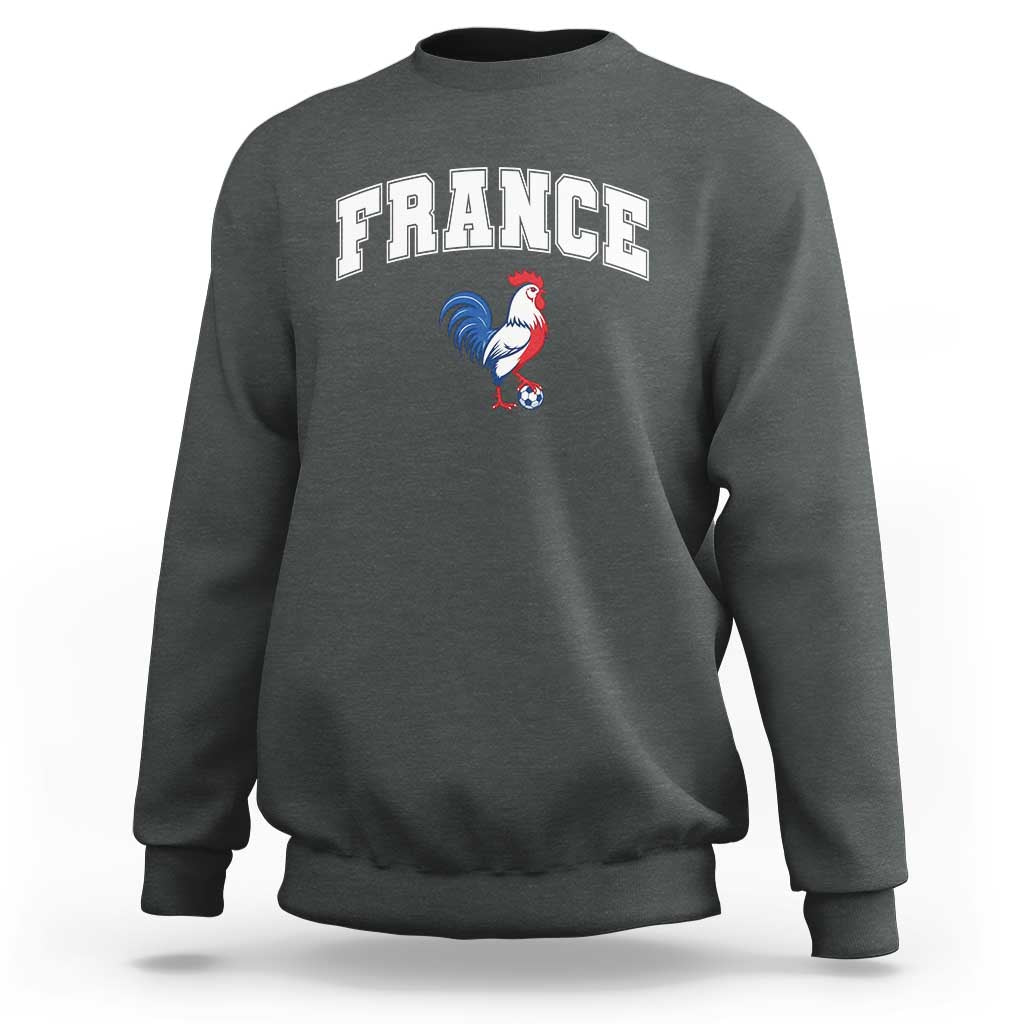 France Flag Gallic Rooster French National Pride Sweatshirt