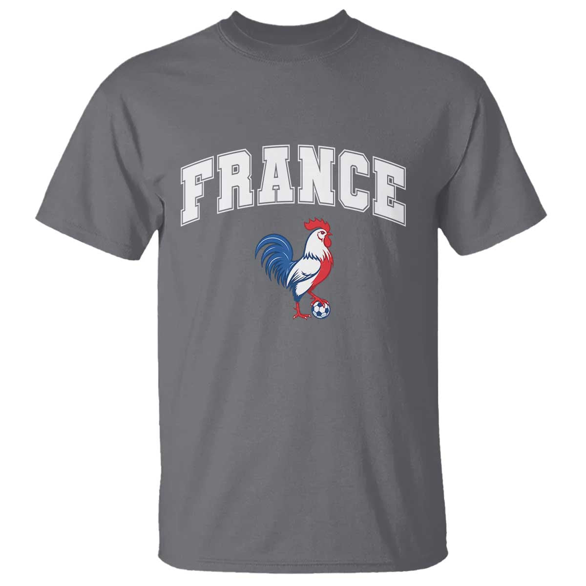 France Flag Gallic Rooster French National Pride T Shirt