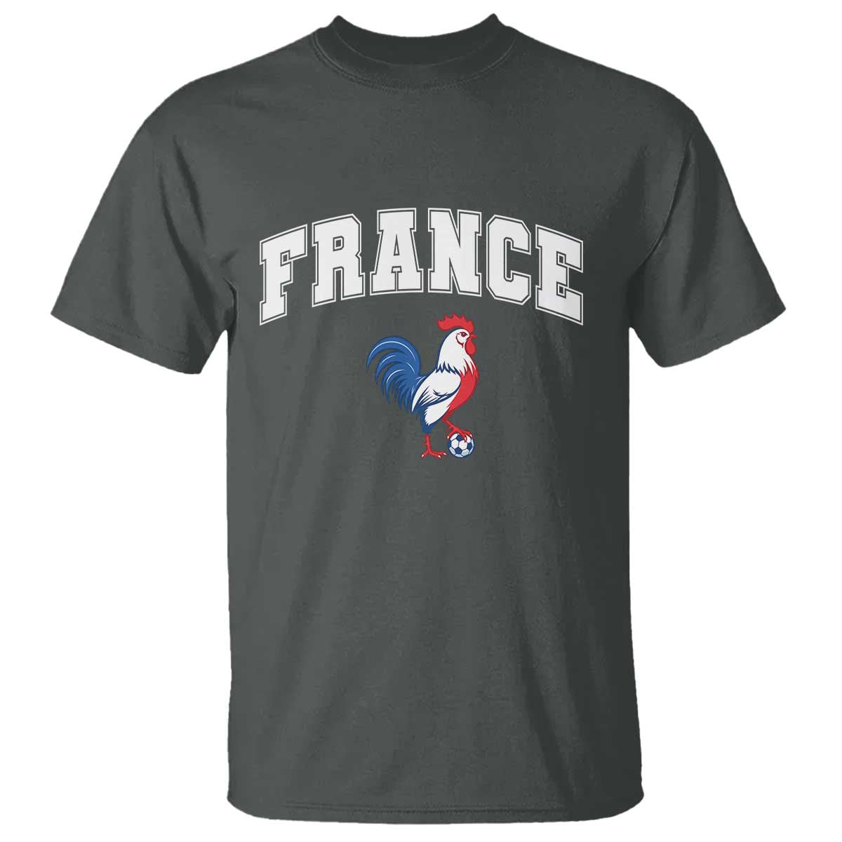 France Flag Gallic Rooster French National Pride T Shirt