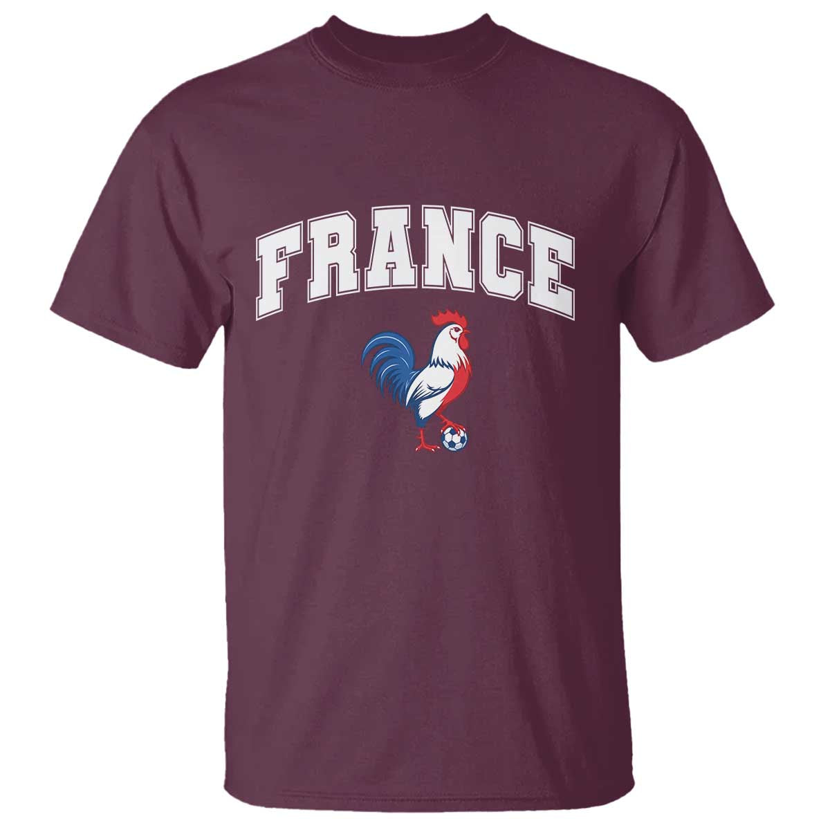 France Flag Gallic Rooster French National Pride T Shirt