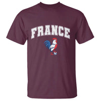 France Flag Gallic Rooster French National Pride T Shirt