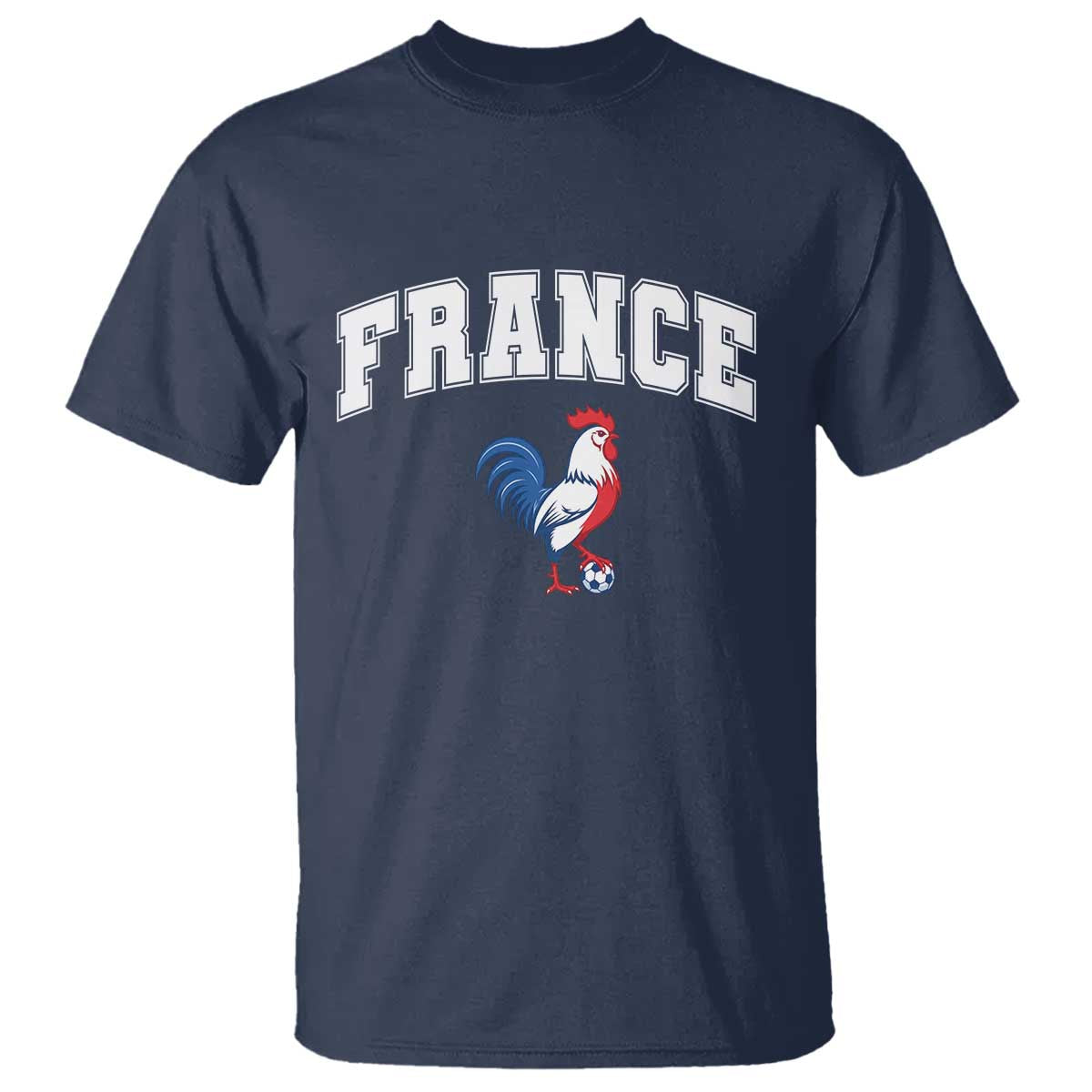 France Flag Gallic Rooster French National Pride T Shirt
