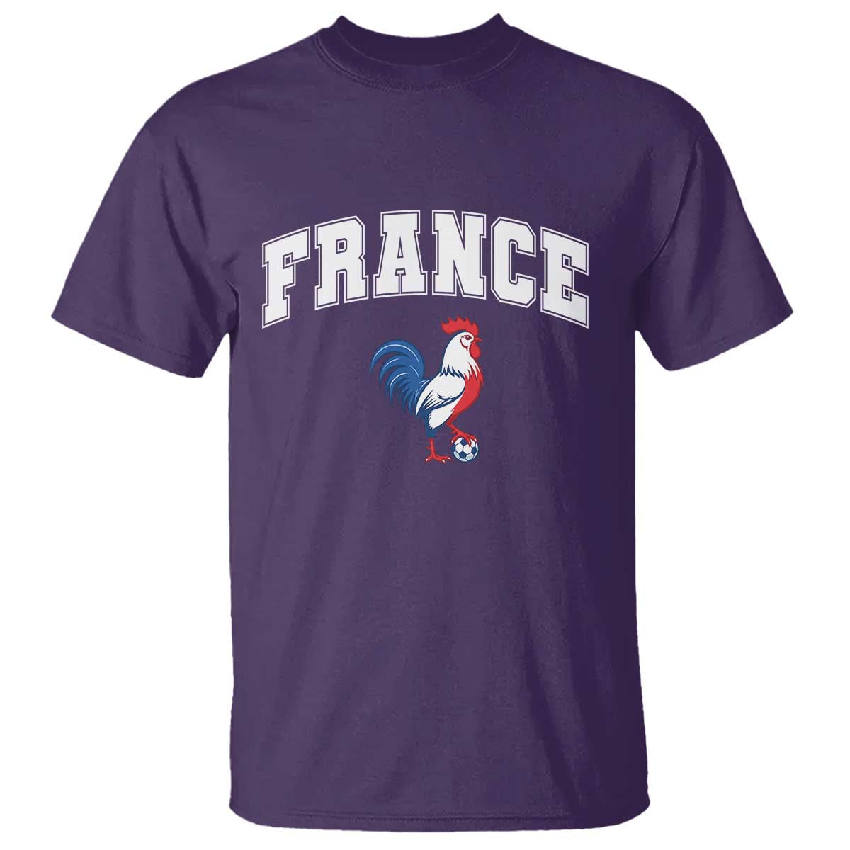 France Flag Gallic Rooster French National Pride T Shirt