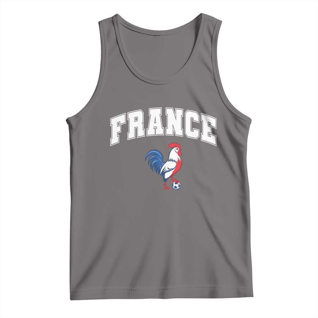 France Flag Gallic Rooster French National Pride Tank Top