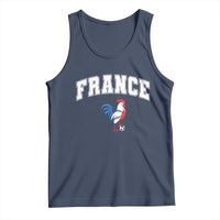 France Flag Gallic Rooster French National Pride Tank Top