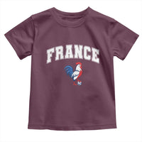 France Flag Gallic Rooster French National Pride Toddler T Shirt