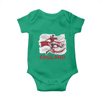 England Soccer Fan English Flag Baby Onesie