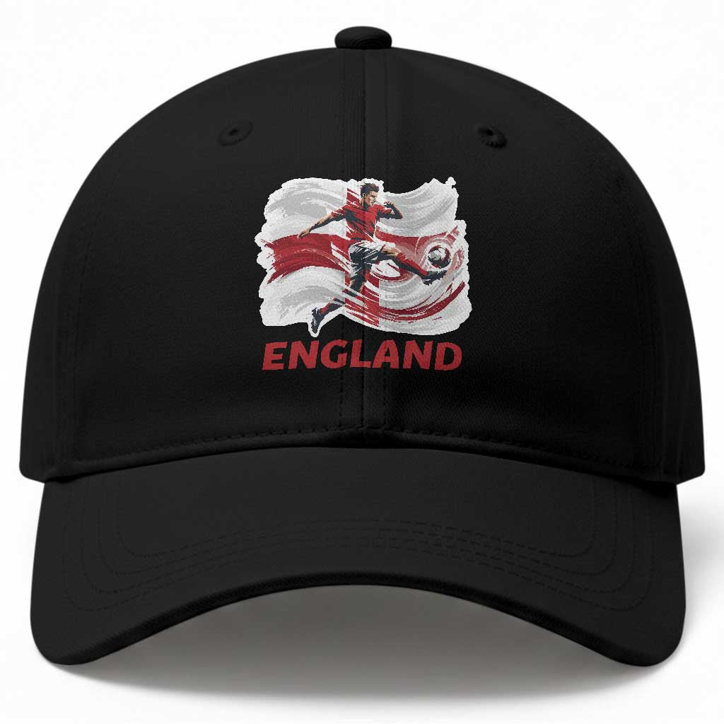 England Soccer Fan English Flag Baseball Cap