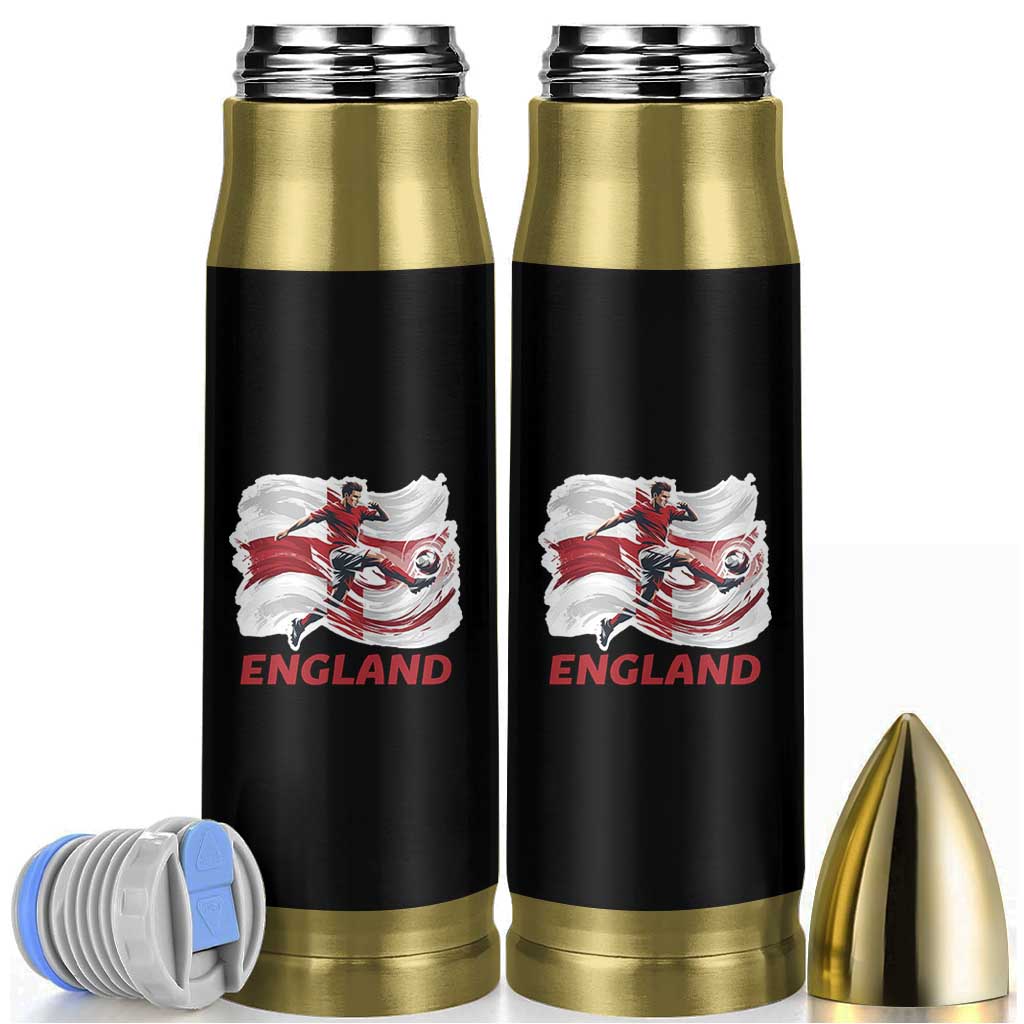 England Soccer Fan English Flag Bullet Tumbler