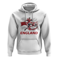 England Soccer Fan English Flag Hoodie