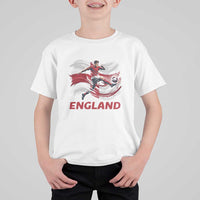 England Soccer Fan English Flag T Shirt For Kid