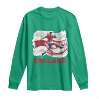 England Soccer Fan English Flag Long Sleeve Shirt