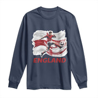 England Soccer Fan English Flag Long Sleeve Shirt